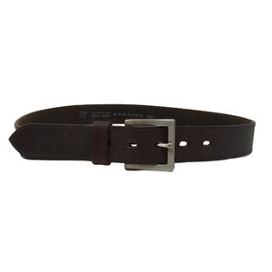 Reserve Mens Dress Belt Brown Genuine Leather